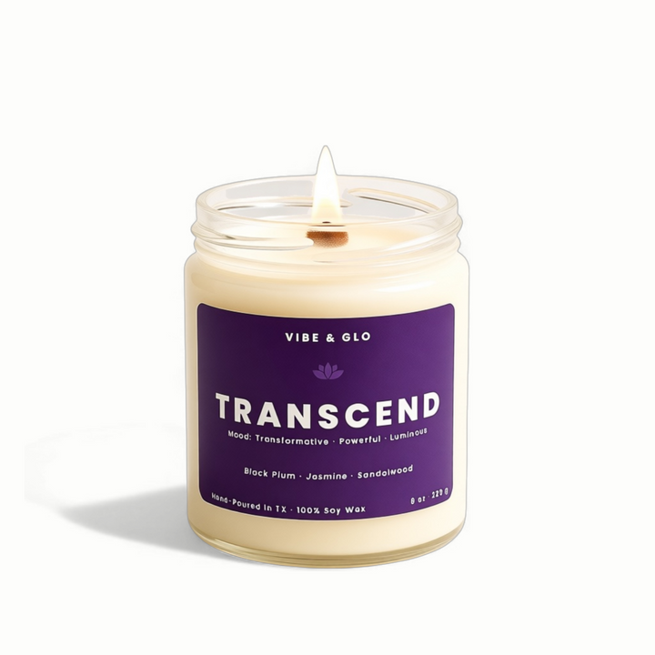 Transcend Candle | Plum, Jasmine, Cedarwood Scent